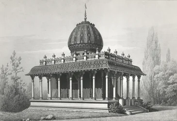 Pavillon de la Compagnie des Indes Orientales, à l
